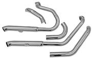 BASSANI XHAUST Pro Street Turn Out Exhaust - Suzuki Boulevard 2006-2009 - Chrome - M109R SM9-3TO - PartsOutlet.com.au