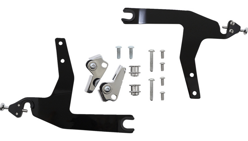 COBRA Backrest Kit - 14" - Black - '06-'17 Softail - 602-2042B