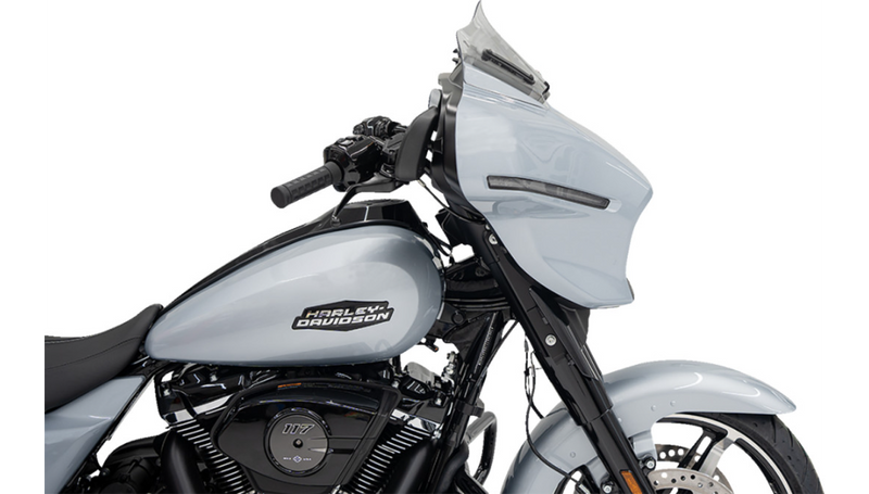 KLOCK WERKS Flare Windshield - 8" - Clear - FLHX 2024+ - KWW-01-0707-C