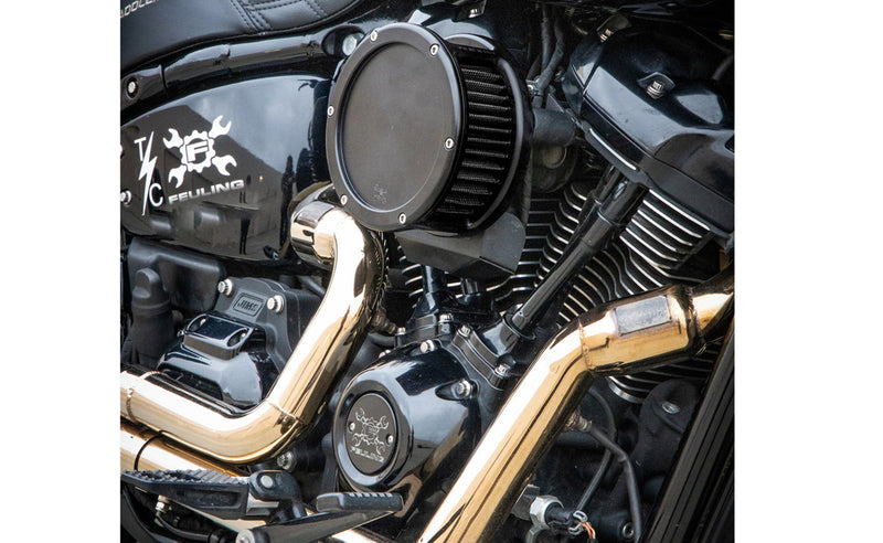 FEULING OIL PUMP CORP. Air Cleaner - BA Series - Black - Solid Cover - Black - Harley-Davidson 2017-2022 - M8 5533 - PartsOutlet.com.au