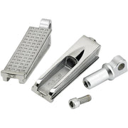 BILTWELL Sanderson Footpegs - Polished - Silver - 7001-302-01 - PartsOutlet.com.au