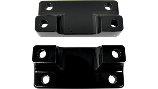 DRAG SPECIALTIES Fender-To-Fork Adapters - Harley-Davidson 1980-2013 - Gloss Black 1410-0064 - PartsOutlet.com.au