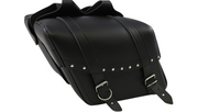 SADDLEMEN Highwayman Rivet Slant-Style Saddlebags - Medium X021-03-040 - PartsOutlet.com.au