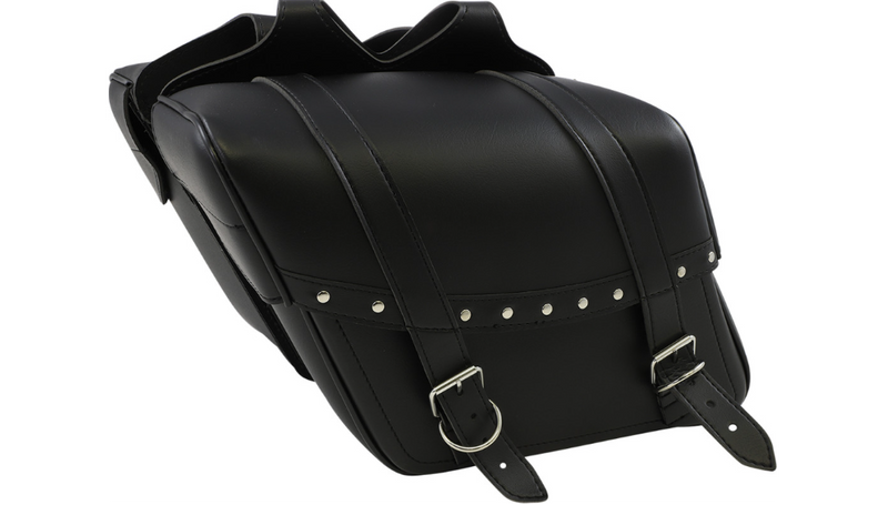 SADDLEMEN Highwayman Rivet Slant-Style Saddlebags - Medium X021-03-040 - PartsOutlet.com.au
