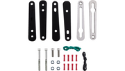 SADDLEMEN Turn Signal Relocation Kit - Dyna 1999-2017 - Black 2020-0421 - PartsOutlet.com.au