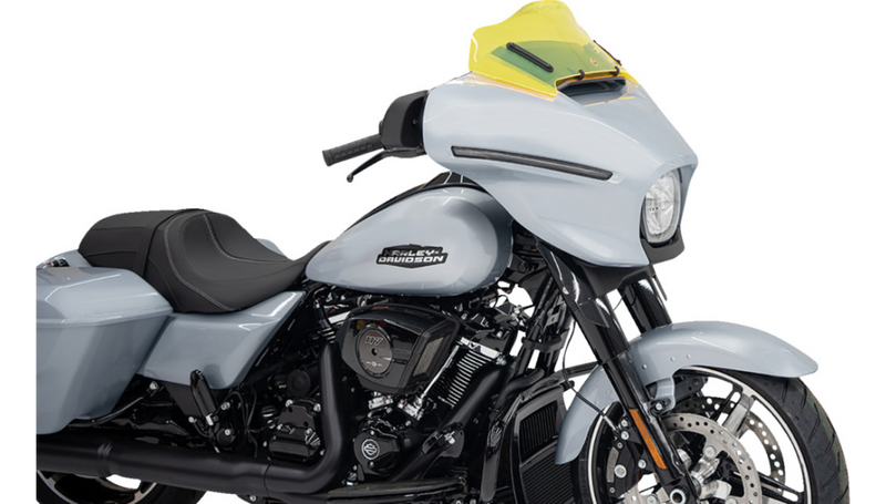 KLOCK WERKS Kolor Flare Windshield - 8" - Yellow Ice - 2024+ Street Glide FLHX - KWW-01-0725
