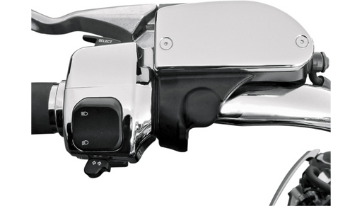 BARON Master Cylinder Cover - Smooth - Yamaha '06-'12 - Chrome BA-7629-00 - PartsOutlet.com.au