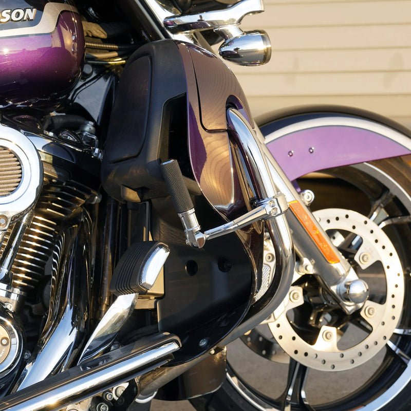 ARLEN NESS Forged Highway Peg Mounts - Chrome 400-044 - PartsOutlet.com.au