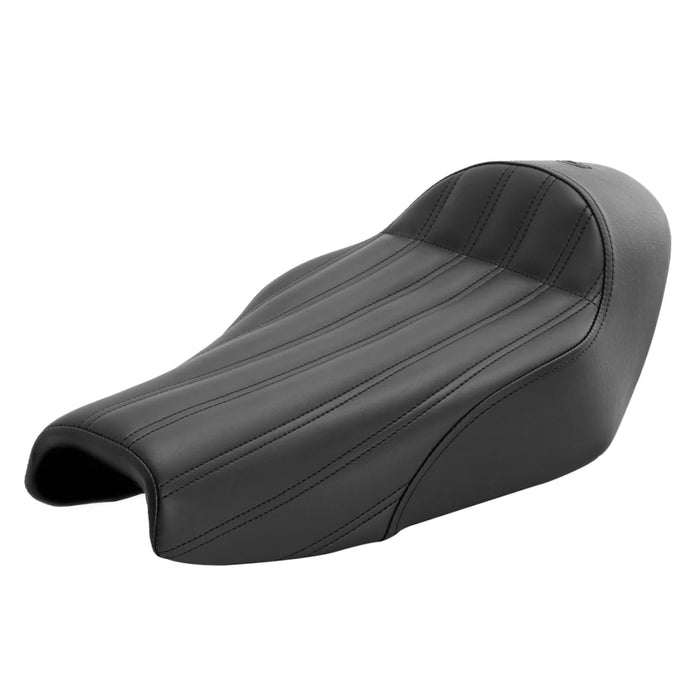 SADDLEMEN Knuckle Solo Seat - '04+ Sportster XL 3.3 Gal Tanks 807-11-0023 - PartsOutlet.com.au