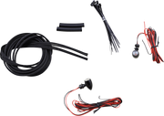 CUSTOM DYNAMICS Micro Turn Signals - Red -Black CD-MICRO-R-B