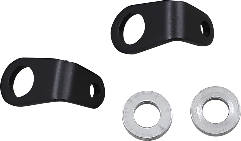 CUSTOM DYNAMICS Mount - Micro Turn Signal - L-Bracket - Black CD-MICRO-LB