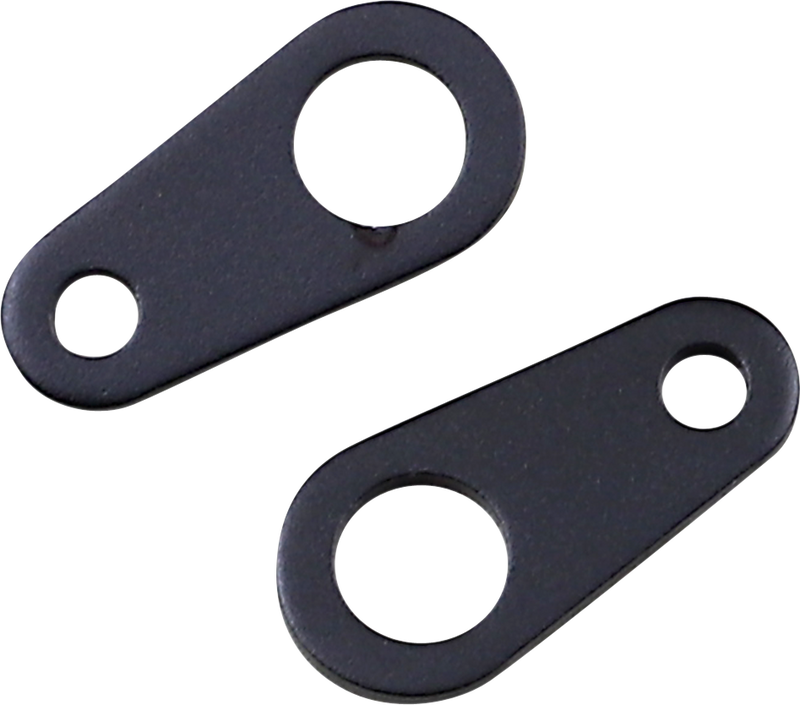 CUSTOM DYNAMICS Mount - Micro Turn Signal - Straight Bracket - Black CD-MICRO-SB