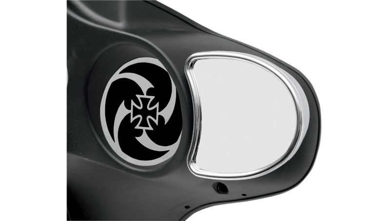 DRAG SPECIALTIES Fairing Mount Mirror - Chrome - FLHT '96-'13 - 77302 - PartsOutlet.com.au