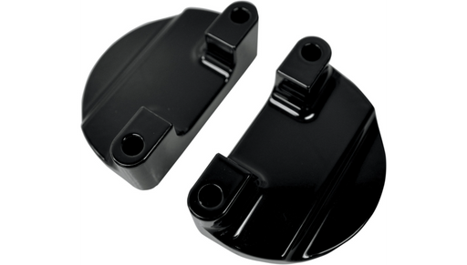 DRAG SPECIALTIES Fender-To-Fork Adapters - Harley-Davidson 1984-2013 - Gloss Black 1410-0065 - PartsOutlet.com.au