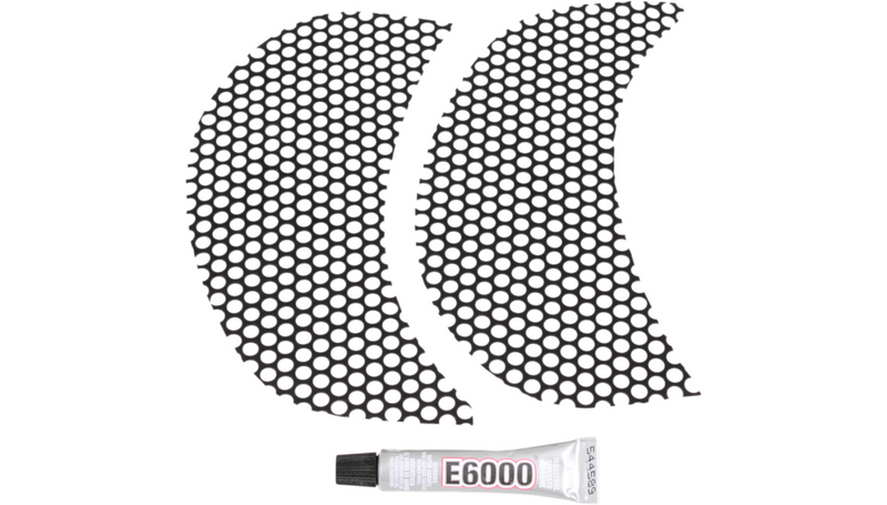 KLOCK WERKS Fairing Vent Screen - Round - Road Glide 2015-2023 - KWS-01-0368-B - PartsOutlet.com.au