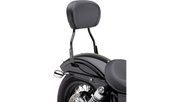 COBRA Round Sissy Bar - Standard - Black - '06-'17 Softail 602-1301B - PartsOutlet.com.au