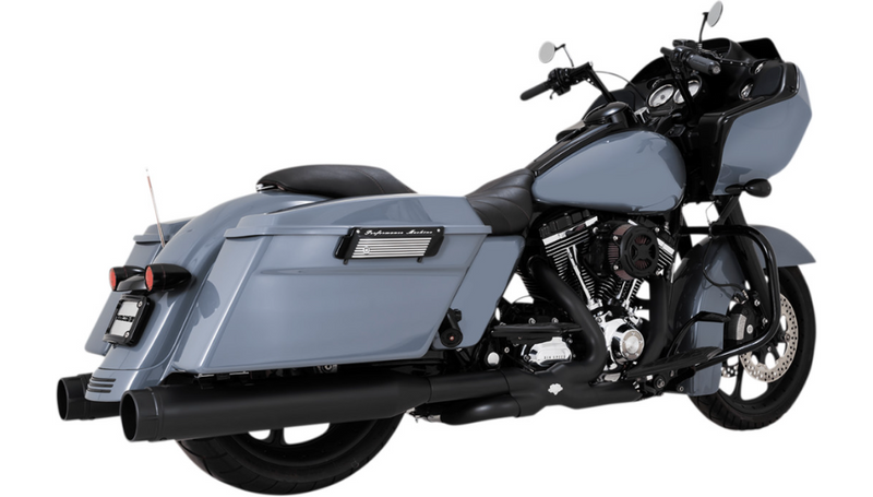 VANCE & HINES 4-1/2" Torquer Mufflers for FL '95-'16 - Black - 46673
