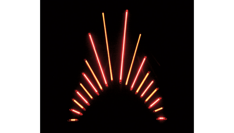 CUSTOM DYNAMICS TruFLEX LED Strip - 2-3/16" - Red/Red - TF10RR