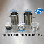 S&S CYCLE 750cc Big Bore Kit for Royal Enfield® 650 Twins 920-0144 - PartsOutlet.com.au