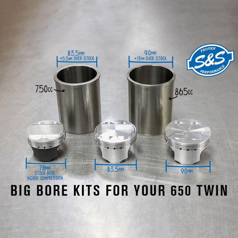 S&S CYCLE 750cc Big Bore Kit for Royal Enfield® 650 Twins 920-0144 - PartsOutlet.com.au