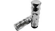 LA CHOPPERS Grips - Hex - TBW - Chrome LA-7491-00 - PartsOutlet.com.au