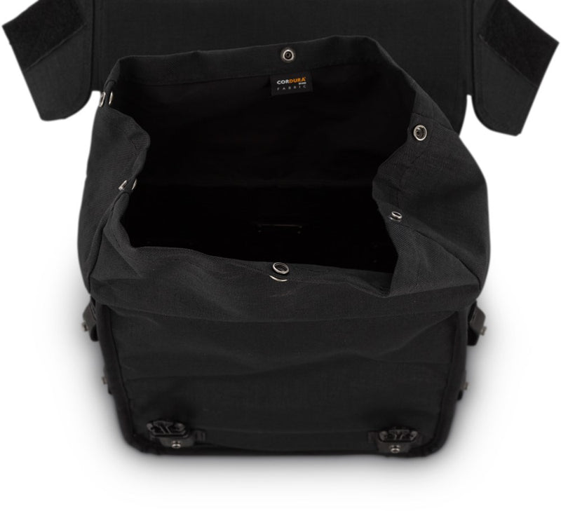 BURLY BRAND Throw-Over Saddlebag - Black B15-1002B - PartsOutlet.com.au