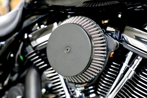 LA CHOPPERS AIR CLEANER WITH PLAIN COVER (BLACK) TWIN CAM 08-16 FL - LA-2392-01B - PartsOutlet.com.au