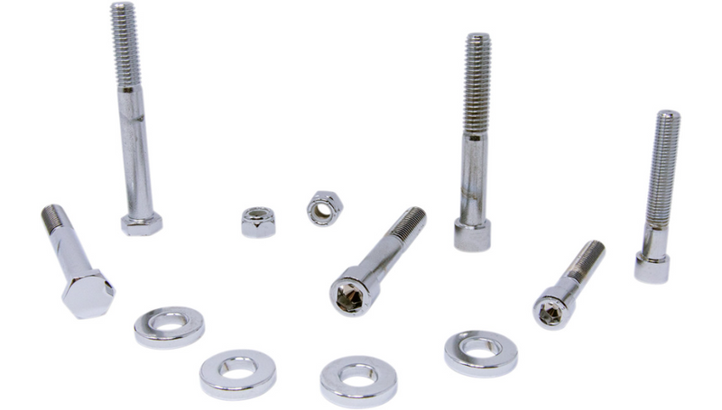DRAG SPECIALTIES Knurled Motor Mount Bolt Kit - Harley-Davidson 1991-1999 - Dyna MK267 - PartsOutlet.com.au