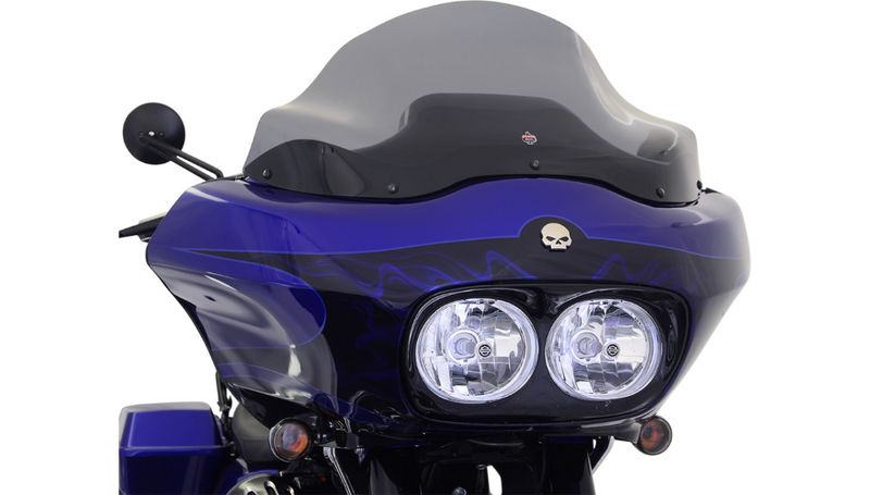 KLOCK WERKS Flare Windshield - 12" - Dark Smoke - FLTR '98-'13 - KWW-01-0232
