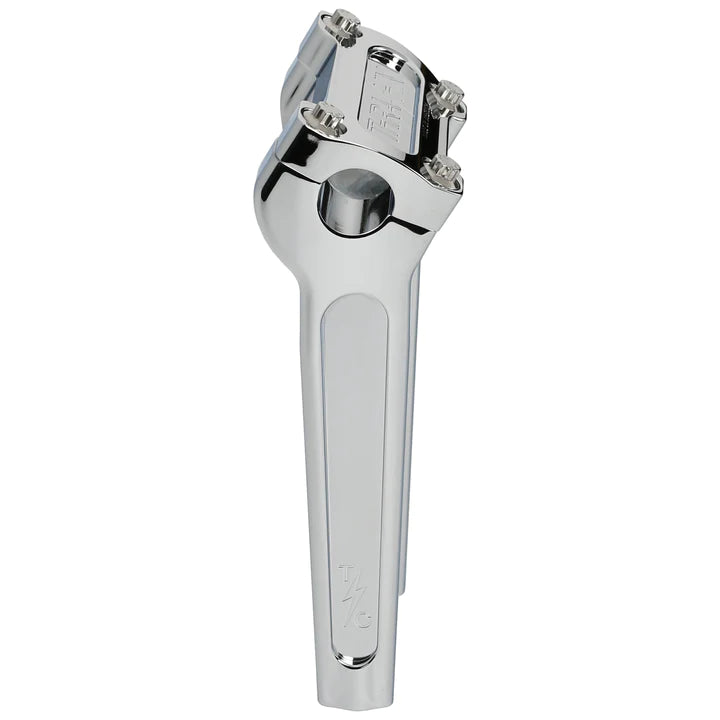 THRASHIN SUPPLY Risers - Straight - 8" - Chrome TSC-8000-3