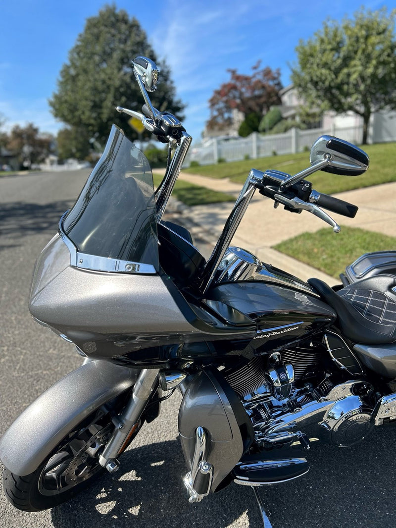 BURLY BRAND Handlebar - Jason - 12" - Chrome - '15-'24 FL - B12-6090C
