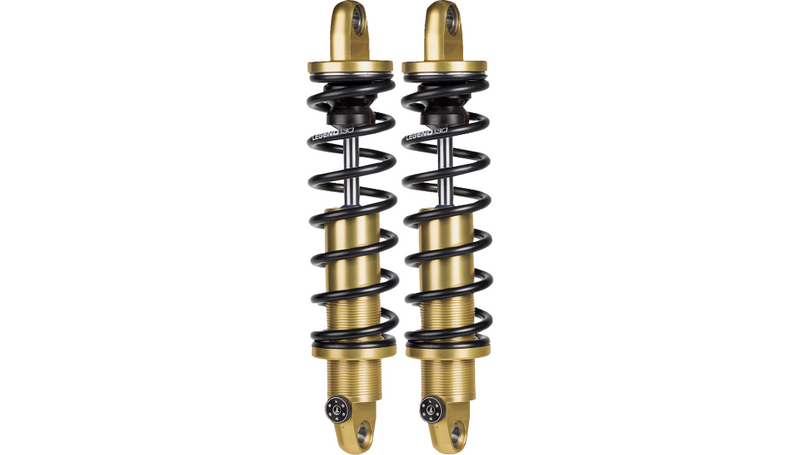 LEGEND SUSPENSION REVO-A Adjustable Dyna Coil Suspension - Gold - Standard - 12" - FXD '91-'17 - 1310-1742