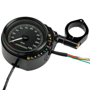 JOKER MACHINE Speedometer Relocation Bracket with Easy Mount Clamp - Black Anodized - For 39 mm Fork - '14-'19 XL - 10-303B - PartsOutlet.com.au