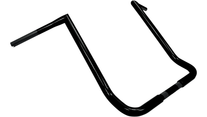 LA CHOPPERS Handlebar - Twin Peaks - Bagger - 18" - Black - FLH '96-'22 - LA-7361-18B