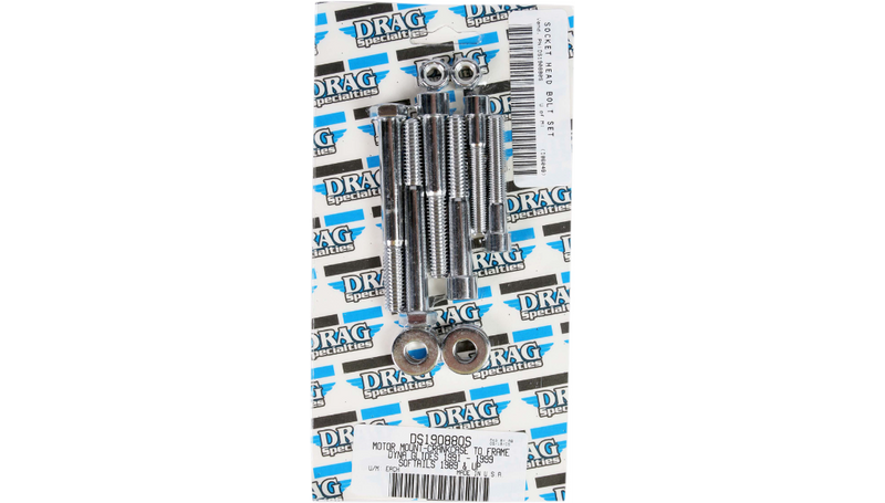 DRAG SPECIALTIES Smooth Motor Mount Bolt Kit - Harley-Davidson 1991-1999 - Dyna MK267S - PartsOutlet.com.au