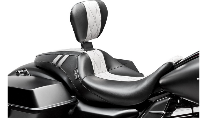 LE PERA Outcast Seat - White Diamond - FL '08-'19 LK-987BRGTWDM - PartsOutlet.com.au
