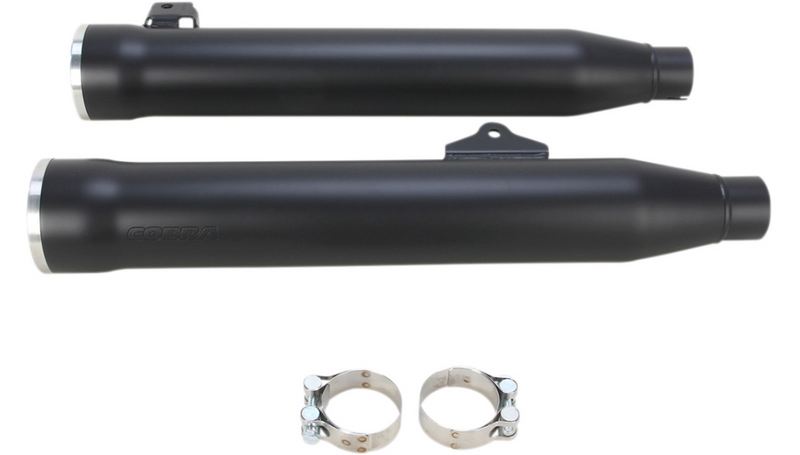 COBRA 3" RPT Mufflers - FXD '08-'17 - Black 6056B