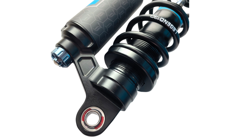 LEGEND SUSPENSION REVO ARC Piggyback Shocks - Heavy Duty - Black - 14" - '04+ Sportster - 1310-1897