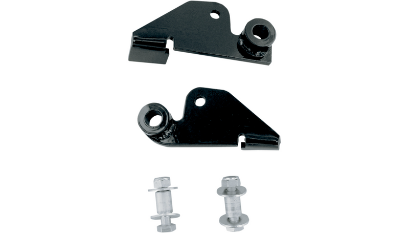 BARON Rear Shock Drop Bracket Lowering Kit - Black - Lowers 1.50" - Honda '98-'03 VT750|'01-'03/'05-'07 VT750DC BA-7500-67