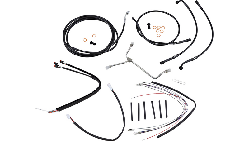BURLY BRAND Control Kit - 16" Ape Hanger Handlebars - Road Glide '15-'16 - B30-1174