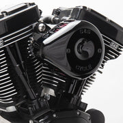 S&S CYCLE Mini Teardrop Air Cleaner Cover in Gloss Black for all Stealth Applications - 170-0366 - PartsOutlet.com.au