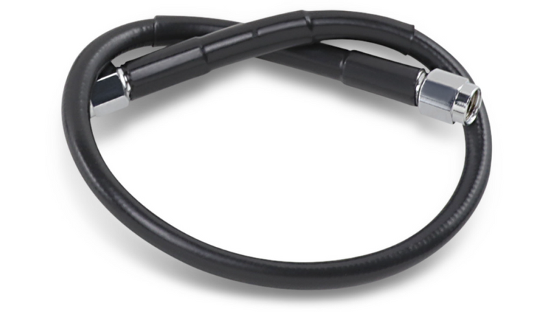 DRAG SPECIALTIES Universal Brake Line - Black - 16" - 816-BLK