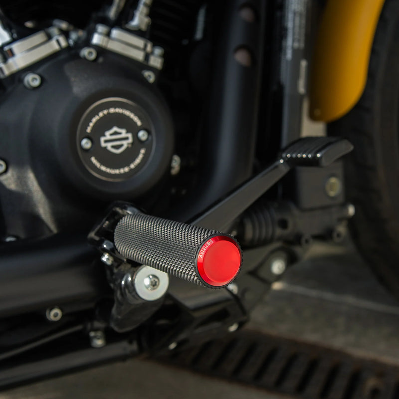 ARLEN NESS KNURLED FOOTPEGS, RED - 20-up PAN AMERICA, LIVEWIRE & SPORSTER S DRIVER - 07-954 - PartsOutlet.com.au