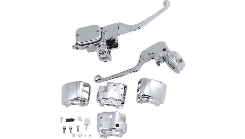 DRAG SPECIALTIES Handlebar Controls - 11/16" Master Cylinder Dual Disc - Harley-Davidson '96-'11 - H07-0751A