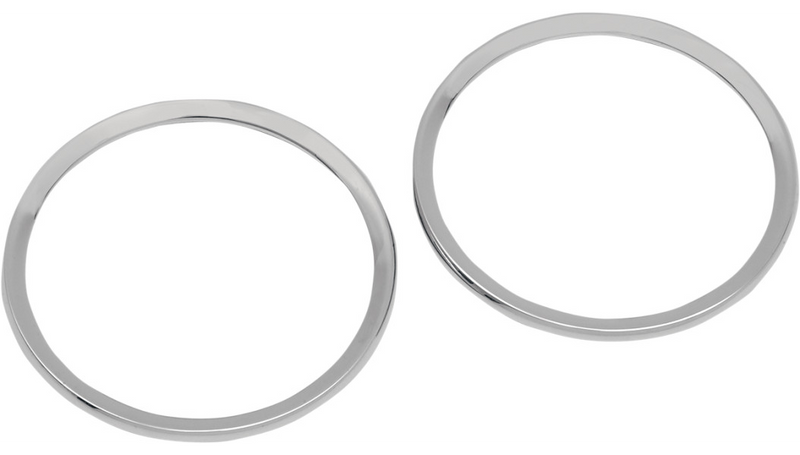 DRAG SPECIALTIES Speaker Bezel - Harley-Davidson 1996-2013 - Chrome 2202-0063-SC-7 - PartsOutlet.com.au