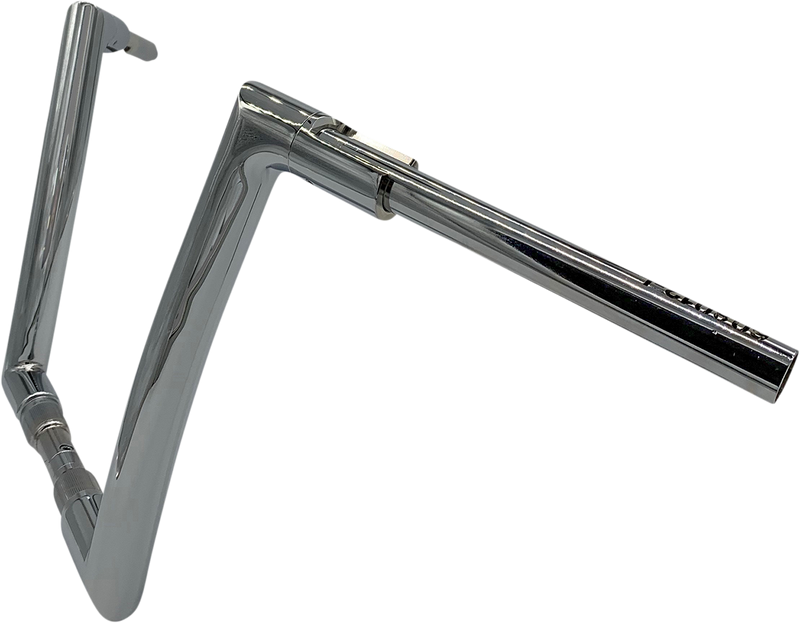 FAT BAGGERS INC. 1-1/2" EZ Install Flat Top Handlebar - 12" - Chrome 608012