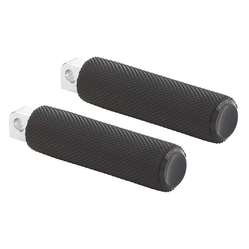 ARLEN NESS KNURLED FOOTPEGS, BLACK - STANDARD MALE MOUNT - 07-925 - PartsOutlet.com.au