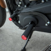 ARLEN NESS KNURLED FOOTPEGS, RED - STANDARD MALE MOUNT - 07-938 - PartsOutlet.com.au