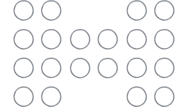 JAMES GASKET Pushrod Washer - 20 Pack - Big Twin '66-'00 - JGI-6737