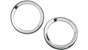 DRAG SPECIALTIES Instrument Gauge Bezel - Harley-Davidson 1996-1999 - Chrome 2202-0060 - PartsOutlet.com.au